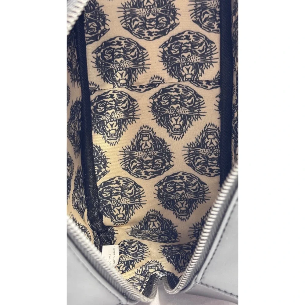 Ed Hardy Tattoo Graphic Bowler Bag Black Multi Skull Rose EHH278-09-BMU NWT